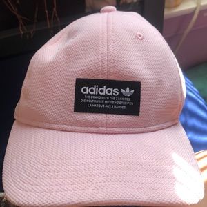 pink adidas female cap